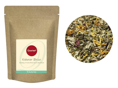 Kräutertee Probierset 3 x 50 g Kräutertee Geschenkset - Sorten: Frische Minze, Kräuter Brise, Kräuter & Beeren - Kräutertee loser Tee von Quertee (150 g)