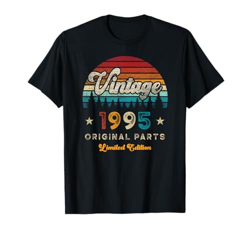 Vintage 1995 Cumpleaños 31 Años Limited Edition Camiseta