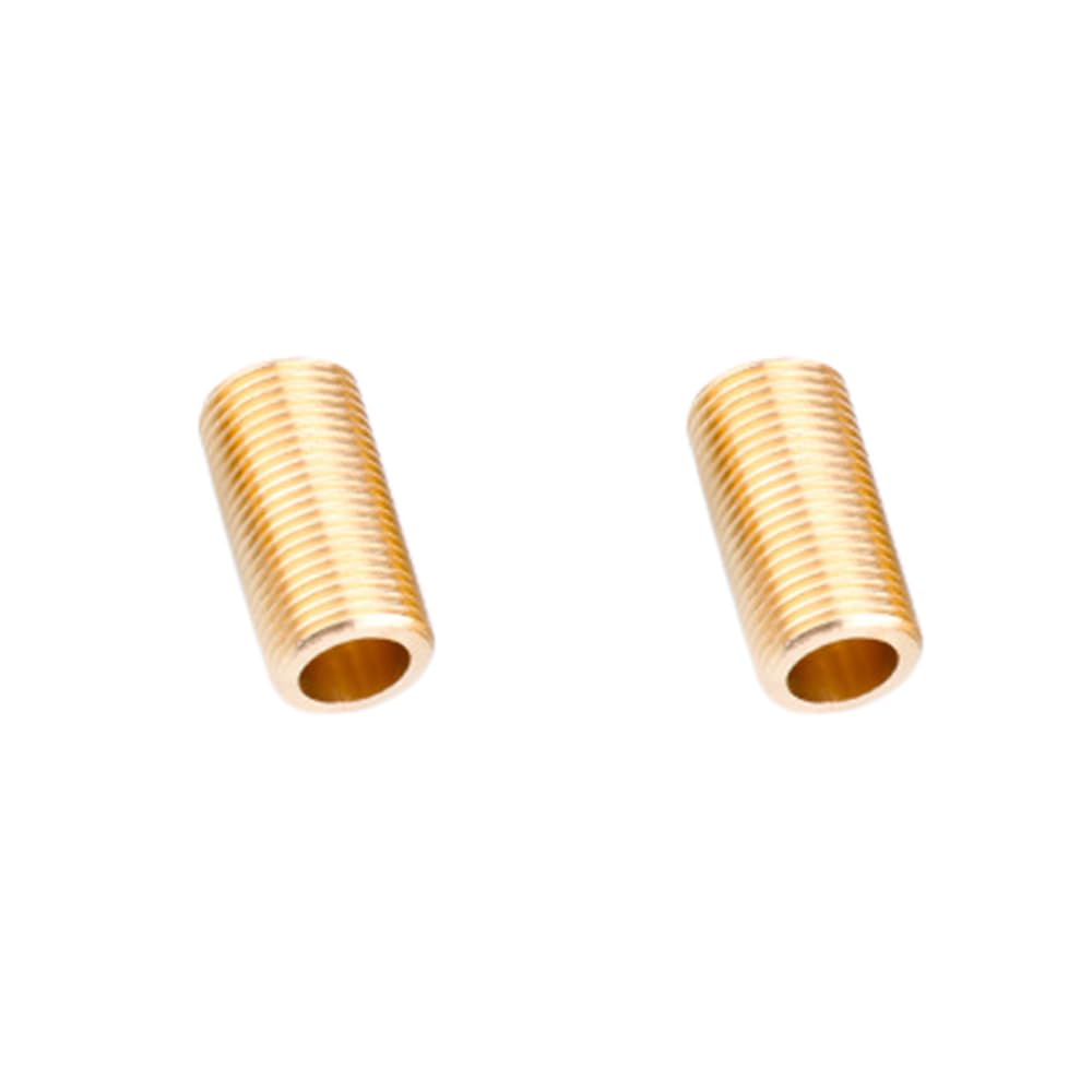 2PCS Brass Male Nipple Fitting G3/4" Diameter Threaded Rod Extension Fitting 60mm Length Piping Connections for Kitchen Taps Garden Taps (50mm)