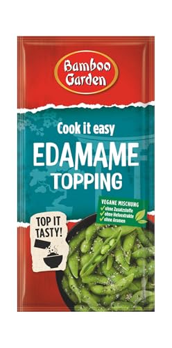 Bamboo Garden - Edamame Topping | Sesamtopping zum Verfeinern von Edamame Gerichten | Vegan natürliche Zutaten | 15 g im Beutel