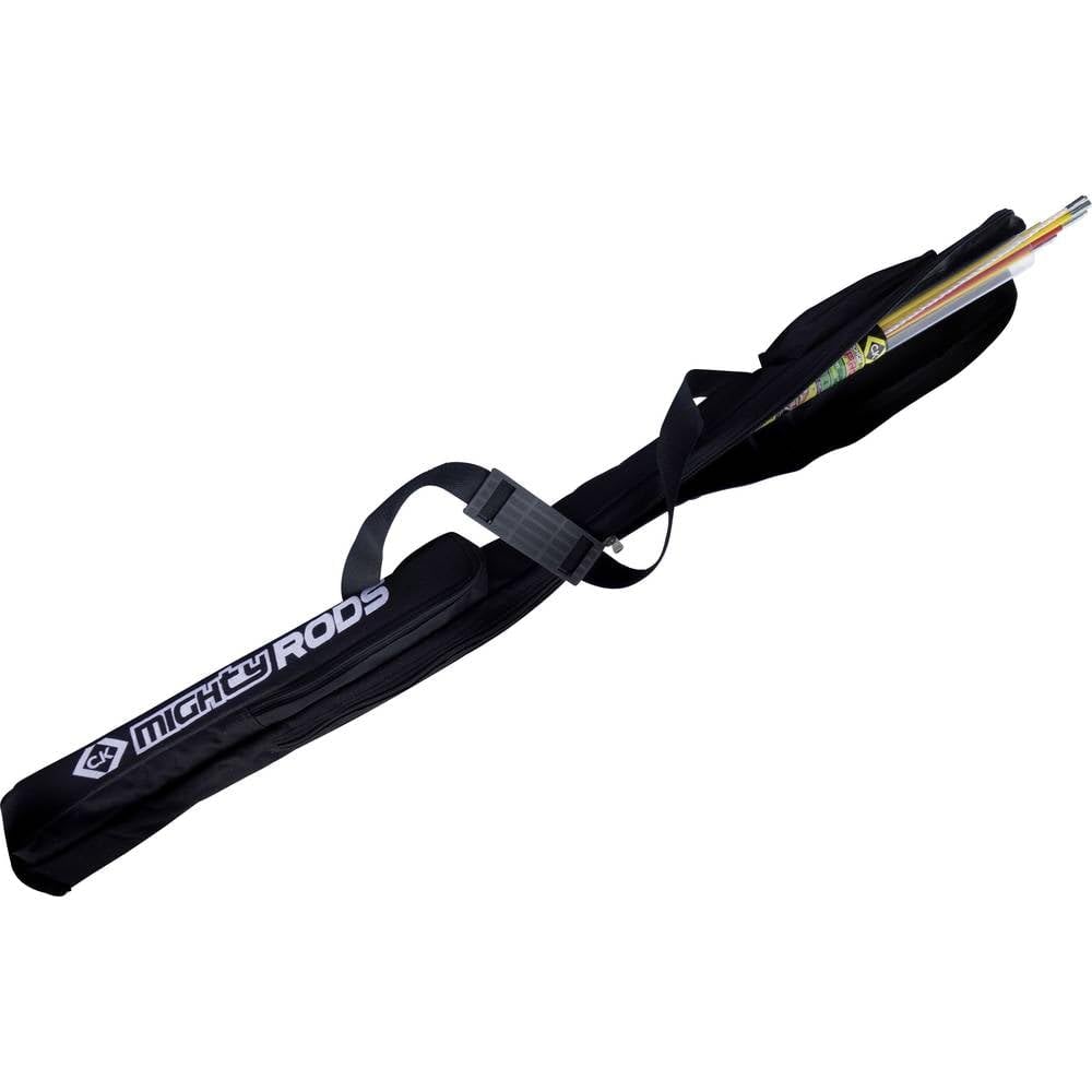 MightyRods Cable Rods Versatile Carry Case for 10m Rods and Toolbox Rod Set, Adjustable Shoulder Strap, Reinforced Base, Tool Bag for Electric Wire Puller, Electricians Wire Fishing Tools CK T5450