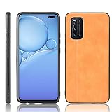 Jiajihua Coque Compatible avec Vivo V19 4G,Compatible avec Vivo V19 4G [Texture Cuir PU] [PU+PC+TPU] Housse de Protection 3 en 1 Brown