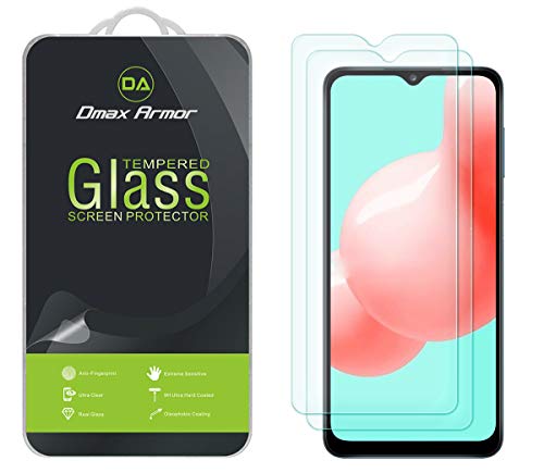 (2 Pack) Dmax Armor for Samsung Galaxy A32 5G Tempered Glass Screen Protector