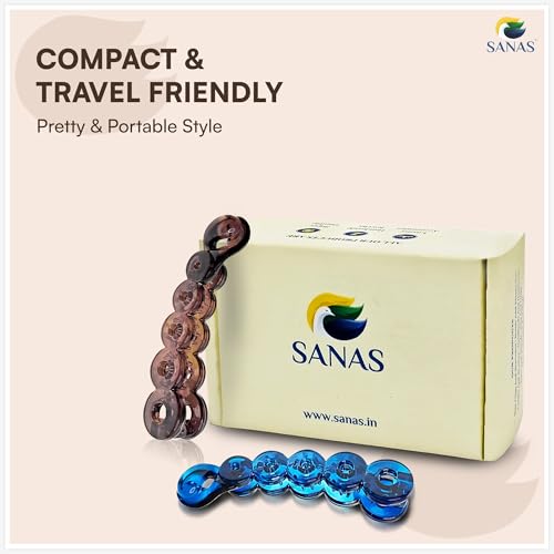 Image of Sanas Banana Clips For Hair Clips For Women Stylish (4Pcs) Banana Hair Clip For Women Cute Accessories Fancy Style Grip Korean Clip For Woman Trendy Accessories Gift For Girls (4Pcs) (Assorted)