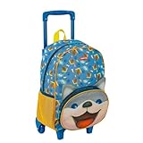 Mochila Infantil Kids Dog 3 Menino Rodinha Carrinho Sestini