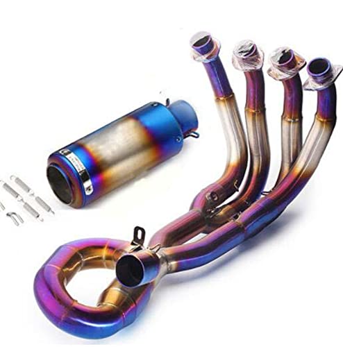 Silenciador de motocicleta Yamaha R6 tubo medio y línea completa
