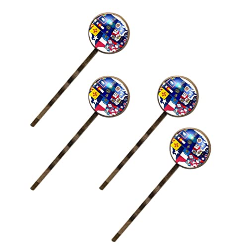 Épingles à cheveux Amérique le lot de 4 à offrir aux passionnées de voyage