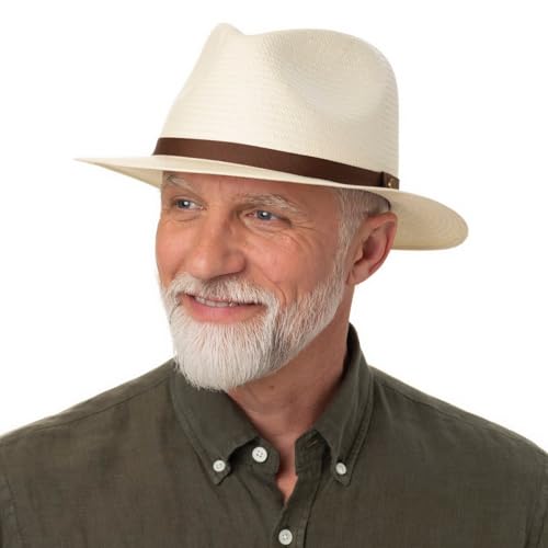 Chapeau en paille Stetson Fallkirk l'excellence du style Traveller avec ruban - 2