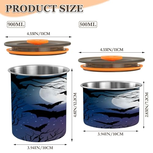 Envase Hermético de Acero Inoxidable para Cocina 30oz miniatura 2