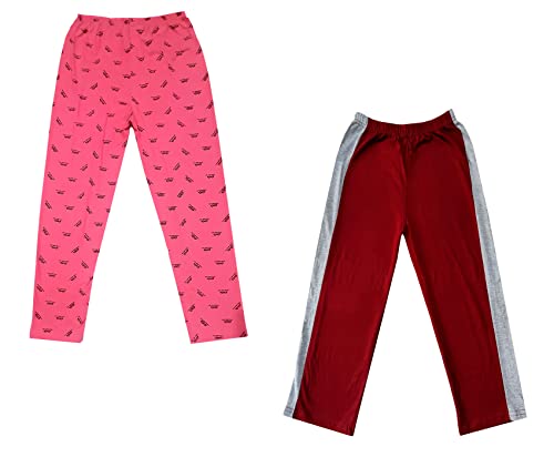 Image of indi weaves Boys and Girls Cotton Solid and Printed Pyjama /Pant /Trackpants