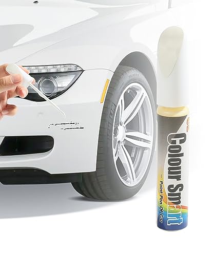 Zlirfy Car Touch Up Paint Pen - Automotive Paint Repair Quick & Easy Scratch Removal Clear Painting Pen for Cars (White)