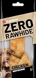 Zero Rawhide GEKNOTETER Knochen MIT Huhn 20CM 1ST 180G