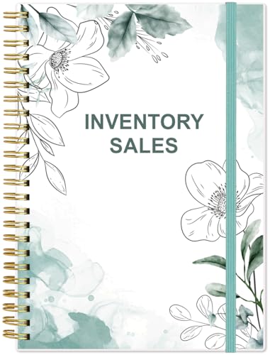 Inventory & Sales Log Book for Small Business – Inventory Ledger Book, Inventory Notebook, Order Tracker Book for Purchases, Sales & Reorders, 5.8