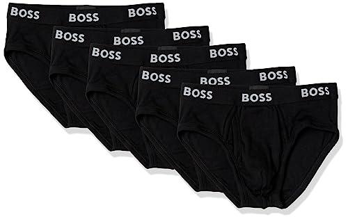 BOSS Men's 5-Pack Regular Rise Authentic Briefs