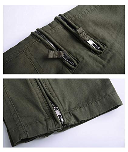 Homme Pantalon de Travail Multi Poches Pantalon de Combat Pantalon Sport Tactique pour Activités en Plein Air la Randonnée - Image 5