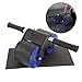 PAMINGONO 1set Two-wheel Abdominal Fitness Roller with -skid Wheels for Deep Muscle Training for All Levels of Workout Enthusiasts