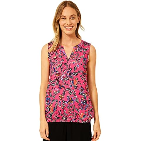 Cecil Damen B343308 Blusentop, Sunset Coral Cover