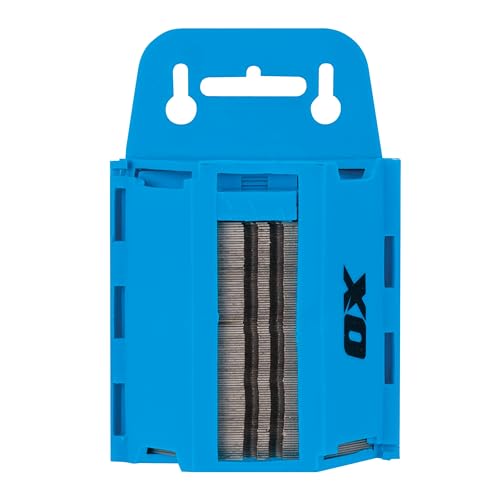 OX Pro 100 Pack Heavy Duty Knife Blades & Dispenser