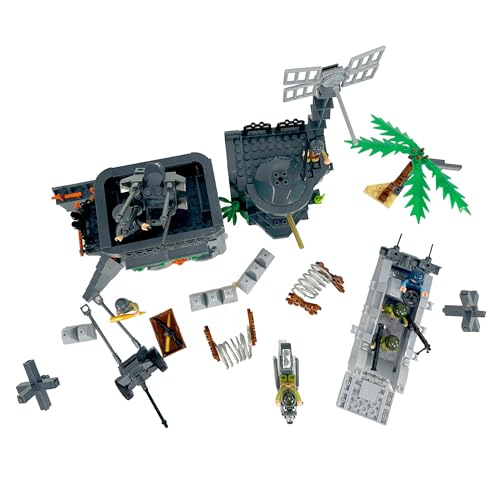 Image of General Jim's Military Brick Building Set - German Atlantic Wall Normandy Beach D-Day Building Blocks Model Great Gift for History Enthusiast, Teens and Adults