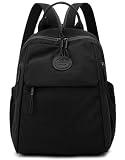 maytopia Mini Backpack for Women Nylon Small Backpack Purse Crossbody Sling Bag Convertible Backpack Casual Shopping Daypack (Black)
