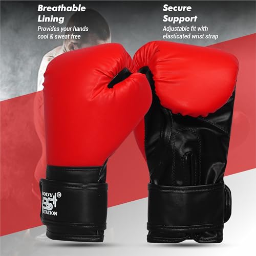 Image of Boxing Gloves - Training Gloves with Hook and Loop Velcro Closure for Long-Lasting Strength and Durability
