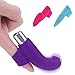 Powerful Bullet Vibrator with 3 Silicone Finger Sleeves, Adorime Rechargeable Clitoral Stimulation Vibrating Sex Toys for Women, Mini Clit Anal Stimulator Massager for Sex for Foreplay