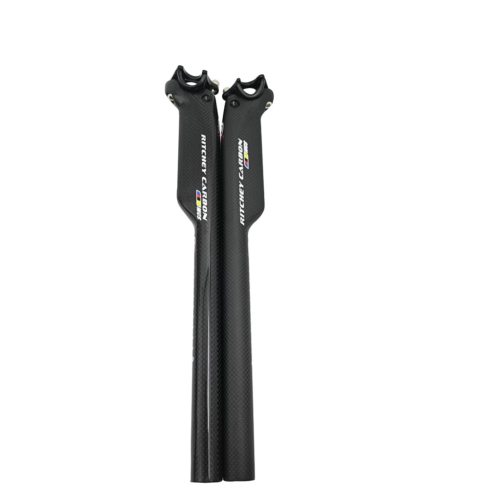 Tige De Selle Carbone Complet MTB Bike SIÈCT SIÈGE Tube Tube DE Tube Vélo SEATPOST VTT Vélo de Montagne SEIVEMENT 27.2 30.8 31.6-350 / 400mm Tige De Selle VTT(Glossy 27.2x350mm)