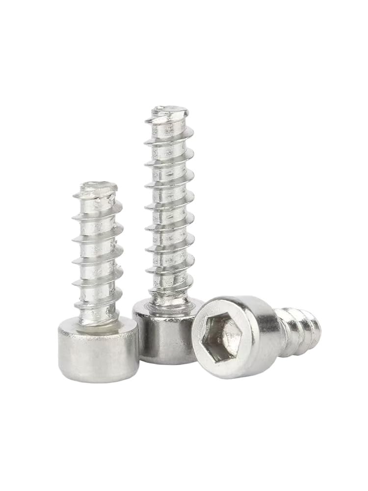 Vis à bois autotaraudeuses à tête hexagonale, acier inoxydable 304 (100,M5 x 10mm)