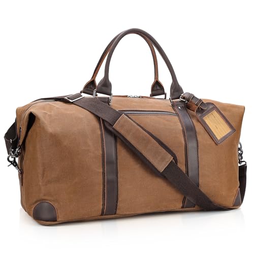 Polare Waxed Canvas Leather Duffel