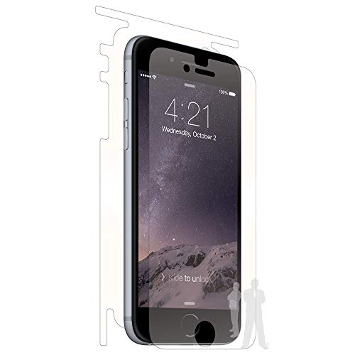 BodyGuardz - UltraTough Clear ScreenGuardz, Crystal Clear Anti-Microbial Screen Protection for iPhone 6/6S