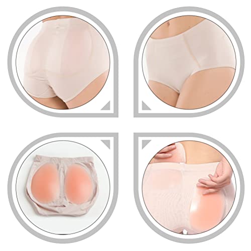 VALICLUD Calcinhas de silicone para levantar bumbum: calcinha modeladora bumbum com calcinha falso p
