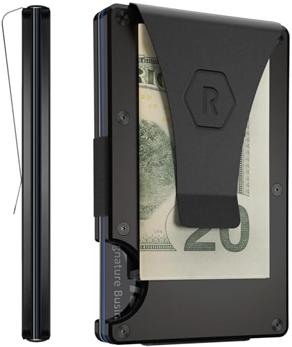 The Ridge Wallet for Men - Slim Minimalist Compact Wallet and Card Holder, RFID Protected Front...