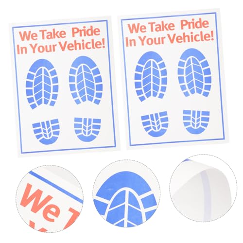 Alfombrillas de papel kraft POPETPOP resistentes al agua para suelo de coche pack de 25 7