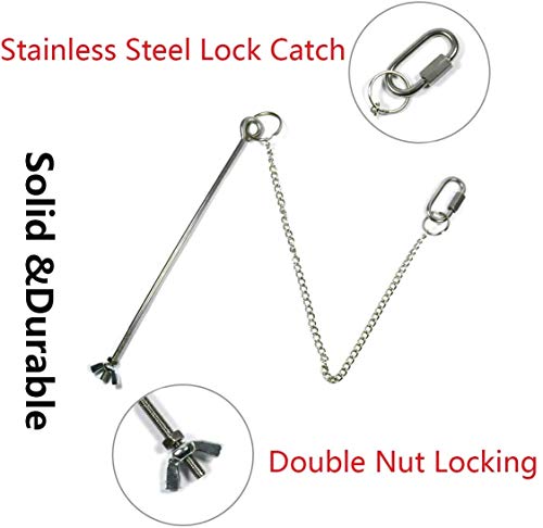 Kippenvogel Toy, Kip Xylofoon Speelgoed en Kip Papegaai vogel Opknoping feeder Kip Veggies Spies Fruit Houder Xylofoon… - Afbeelding 5