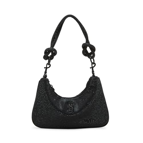 Steve Madden Chris Shoulder Bag with Swappable Straps Gift Set, Black2