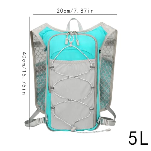 Mochila de agua para correr con ajuste ergonómico antirrebote para ciclismo y escalada 5