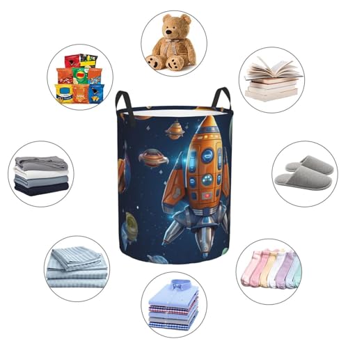Grand panier de rangement avec poignées et panier à linge imperméable - 7