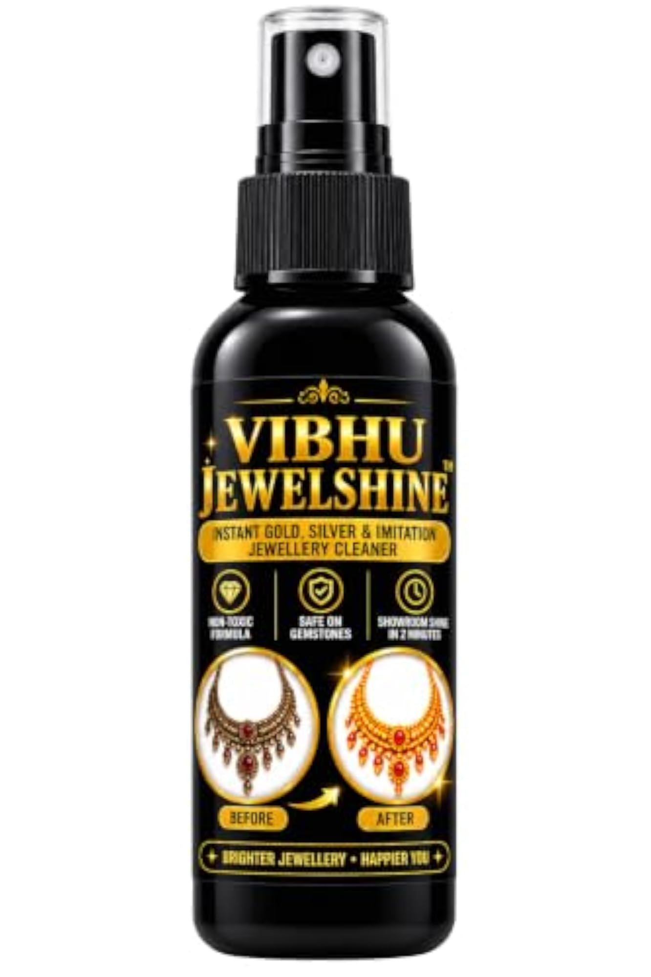Jewellery Cleaner Liquid & Polishing Spray 200 ML