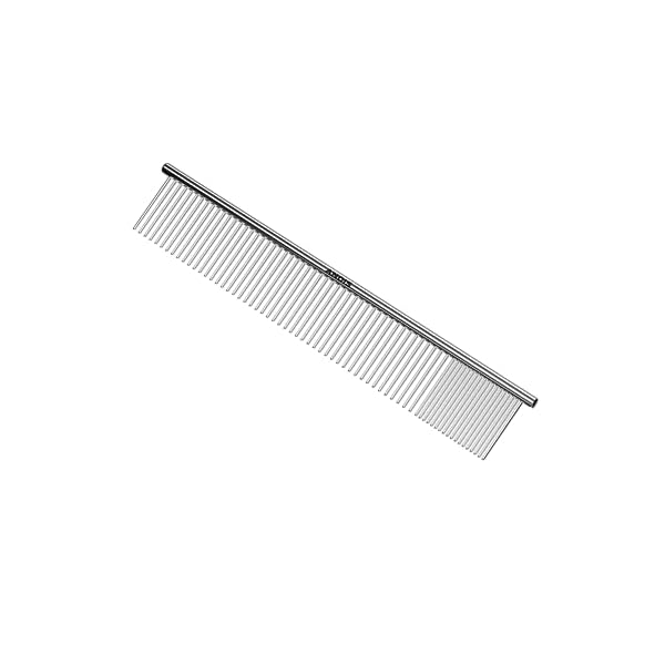 Andis 68545 Edelstahlkamm für Knoten, Matten und lose Haarentfernung – Effektives Entfilzungswerkzeug, bequem, leicht, tragbar und sicher für Hunde, Katzen & Haustiere – Silber, 25,4 cm – Bild 3