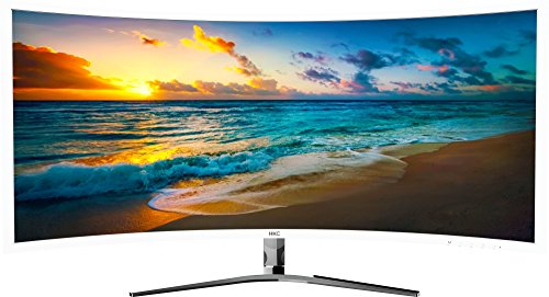 HKC NB34C monitor piatto per PC 86,4 cm (34') LED Curvo Bianco