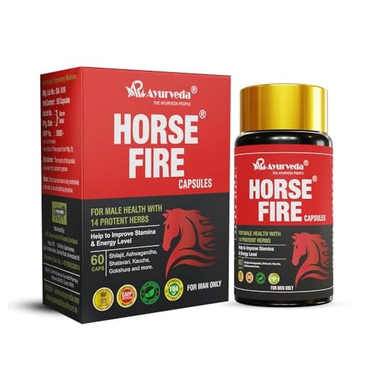 Horse Fire Capsule, Strength & Stamina Booster For Men Wellness (Pack of 60 Capsules), 150 grams