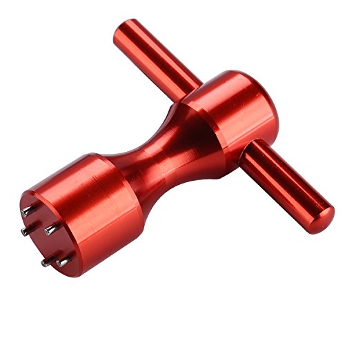 YBW NA 1pc Red 5-Prong Golf Weight Wrench Tool Compatible with Titleist Scotty Cameron Putters