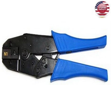 1 Pack X Ratchet Modular Crimping Tool for Cat6a & Cat7 RJ45 - By Nexiron