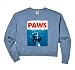 Womens Paws Ferret Funny Ferret Lover Gifts For Men Women Kid Teen Comfort Colors Crop Sweatshirt
