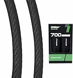 BWSHLF 700x28c Road Bike Tire, Folding Bead Replacement Cycling Bicycle Tires Black Durable 2 Pack