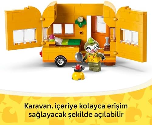LEGO Animal Crossing Leif Karavan ve Bahçe Dükkanı 77054, 7 Yaş ve Üzeri Kız ve Erkek Çocukları İçin Oyuncak Yapım Seti, Doğum Günü Hediyesi Fikri (263 Parça) - Görsel 7