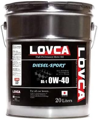 Amazon Lovca オイル Deisel Sport 0w 40 l Dl 1 クリーンディーゼル車専用 エンジンオイル オートクリエイション ラブカ ペール缶 車用エンジンオイル 車 バイク
