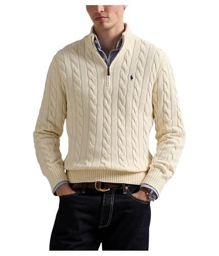 POLO RALPH LAUREN Mens Cable-Knit Cotton...