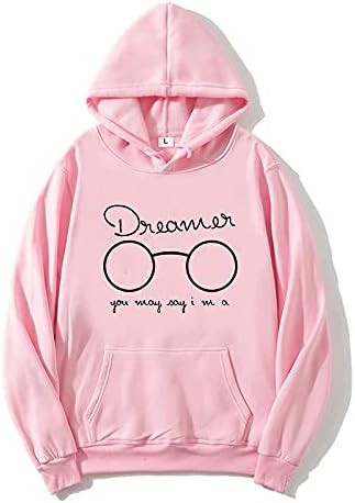 Teewink Latest and Stylish Dreamer Printed Hooded Hoodies | Unisex Sweatshirts for Men & Women