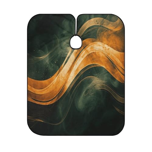 Capa para Corte de Pelo Naranja con Cierre Ajustable miniatura 6